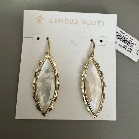 Kendra Scott Genevieve MOP Earrings - Picture 2 of 6